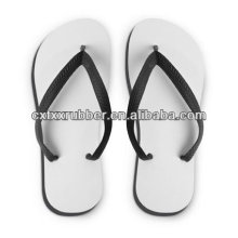 Version en tissu de polyester supérieure imprimée flip flops sublimation